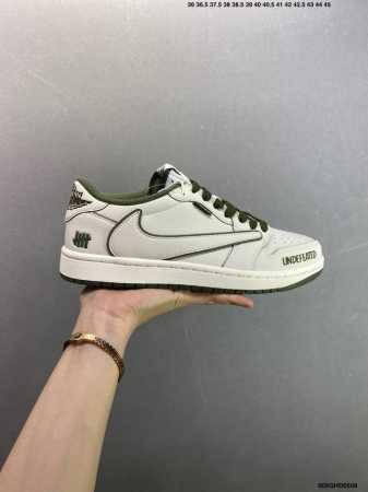Company-Grade Undefeared X Air Jordan 1 Low Green This Design Breaks Free From T - Click Image to Close