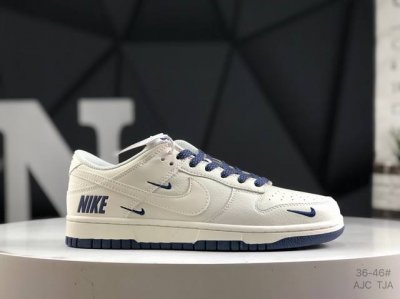 Genuine Label With Half Size Nike Nk Dunk Low Low-Top Casual Sneakers With Custo