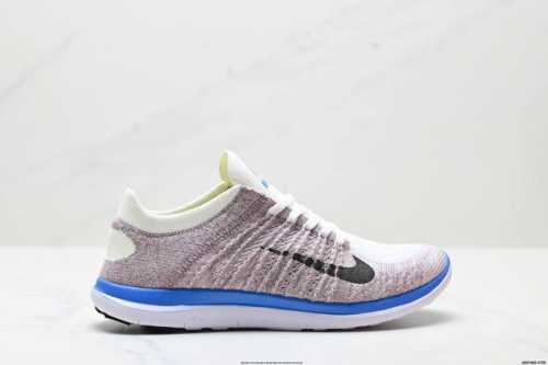 Corporate Nike Free 4.0 Flyknit Barefoot 4.0 Light Running Shoes Textured And Up