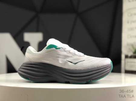 hoka One One Bondi 8 Retro Comfortable Non-Slip Wear-Resistant Low-Top Mounta - Click Image to Close