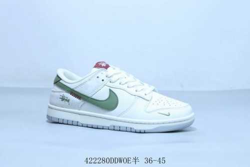 Nike Sb Dunk Low Pro Retro Low-Top Casual Skateboarding Shoes Stussy Product Cod