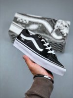 Official Correct Version Removable Insole Vans Sk8-Low Pro Black And White Class