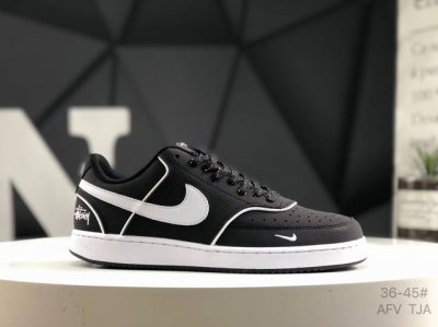 Nike Court Vision Low-Top Versatile Breathable Casual Sports Shoes Combining Com