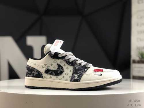 Company-Level With Half-Size Nike Air Jordan 1 Low Aj1 Joe 1 Low-Top Trendy Spor