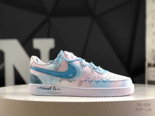 Company-Level With Half-Size Nike Court Vision Low College Vision Series Casual