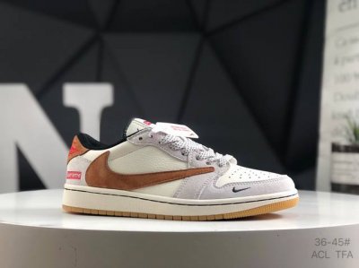 Top-Grain Leather With Half Sizes Nike Air Jordan 1 Low Aj1 Jordan 1St Generatio