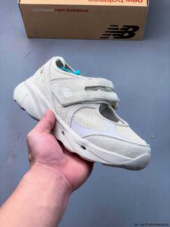 New Balance Princess Shoes Mary Jane Mesh Splicing Velcro Sandals Fashionable An - Click Image to Close