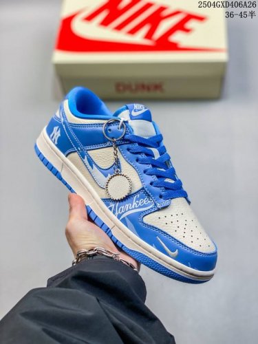 Overseas Hit Limited Sale! Corporate-Level Nike Sb Dunk Low "Mlb Blue, White And