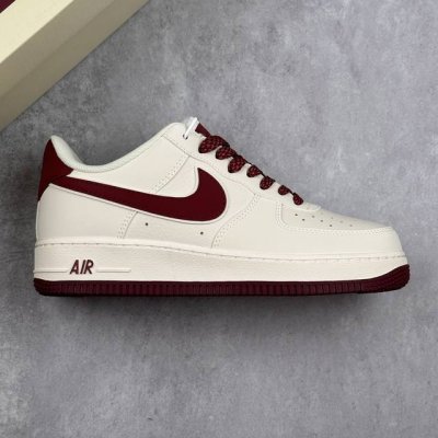 Local Core Private Company-Level Nike Air Force 1 Low '07 Dark Red Starry Sky Lo