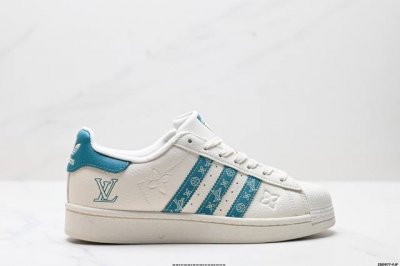 Company-Grade Adidas Originals Superstar Adidas Three-Leaf Clover Diy Series Low