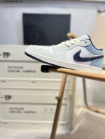 Company-Level Top-Layer Leather Jordan Air Jordan 1 Low Aj1 Low-Top Series Baske