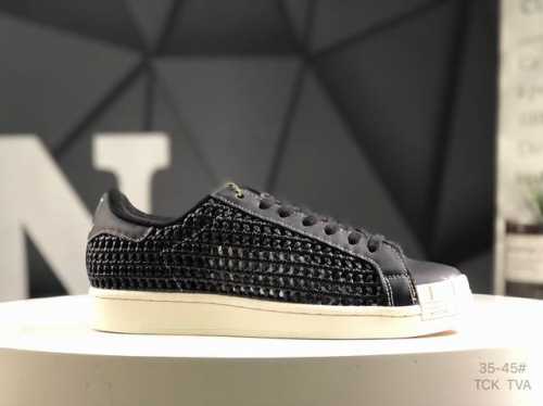 Adidas Originals Superstar Shell Toe Perforated Series Low-Top Classic Casual Sp