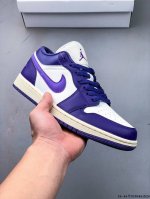 Authentic Two-Layer Label! Nike Air Jordan Low 1 Joe 1 Low-Top Classic Casual Sh