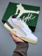 Jordan Flight Court White Brown Company-Grade Production Highly Recommended Air