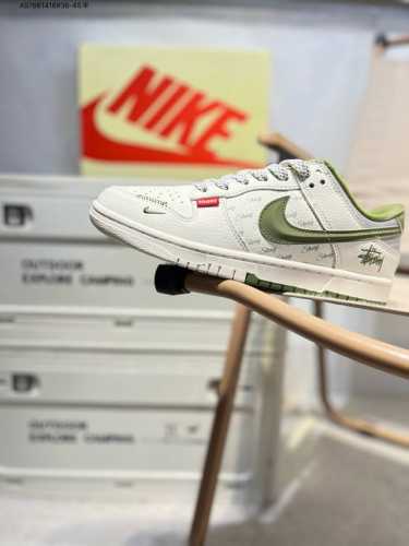 Nike Sb Dunk Low "Stussy Joint" Anniversary High-End Custom Low-Top Casual Shoes