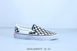 Vans X Black And White Checkerboard Slip-On Slippers 58201Adopr Half 35-44
