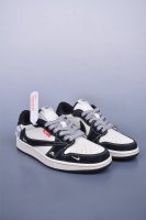 Fragment X Travis Scott X Stussy Air Jordan 1 Low Three-Party Joint Inverted Hoo