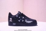Corporate-Level Balenciaga Nike Air Force 1 07 Low Joint Three-Hook Beige Orange