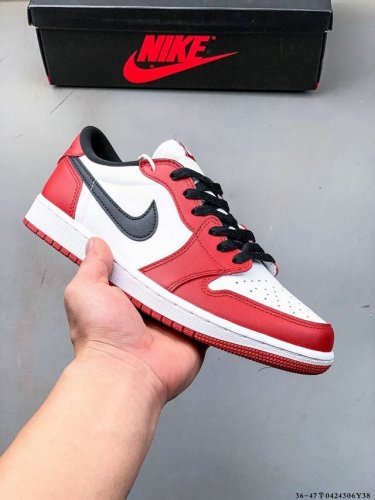 Company-Level First Layer! Nike Air Jordan 1 Low Aj1 Joe 1 Low-Top Trendy Slow S