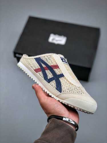 Asics Onitsuka Tiger Mexico 66 Sabot Mesh Breathable New Comfortable Slip-On Spo