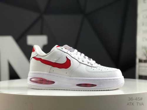 Nike Air Force 1 '07 Low Low-Top Skate Shoe White/Red Original Grade Original La