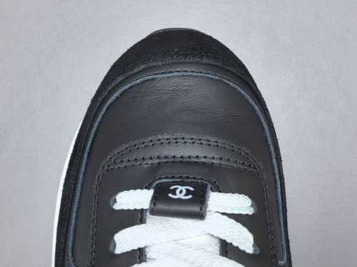Channel Advantage Dongguan Chanel Chanel 25P Calfskin Lace-Up Round Toe Low-Top