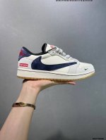 Company-Level Aj1 Reverse Hook Travis Scott X Air Jordan 1 Reverse Mocha Aj1 Joe
