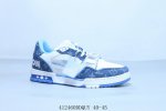 Lv Louis Vuitton Trainer Sneaker Low Casual Sports Culture All-Match Basketball