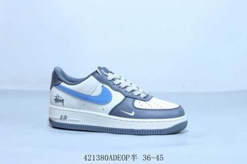 Nike Air Force 1 Af1 Nike Low-Top Air Force One Casual Sneakers Stussy Item Numb