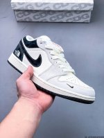 Company-Grade Genuine Top-Grain Leather! Nike Air Jordan 1 Low Aj1 Joe 1 Reverse