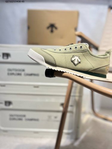Descente Retro Canvas Shoes Are Not A Must-Have On The Street! Canvas Upper Is H