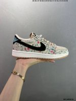 air Jordan 1 Low Floral Aj1 Jordan 1 Low-Top Casual Sneakers Synchronized Wit