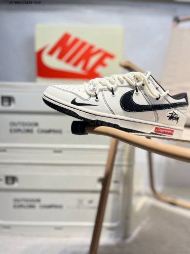 Nike Sb Dunk Low "Stussy Joint" Anniversary High-End Custom Low-Top Casual Shoes