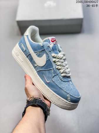Back To School Season Special Offer All-Match Artifact Nike Air Ripped Denim Cas - Click Image to Close