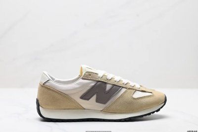 Company-Level New Balance Nb 471 Series Fabric Cow Split Leather Retro Fashion N