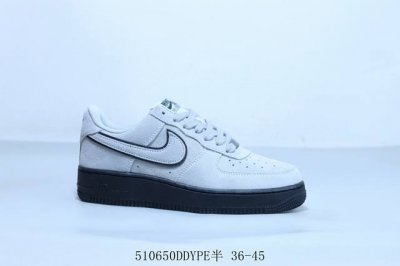 Nike Air Force 1 Af1 Low-Top Casual Skate Shoes Gray Hq1966-001 510650Ddype Half