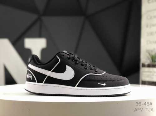 Nike Court Vision Low-Top Versatile Breathable Casual Sports Shoes Combining Com