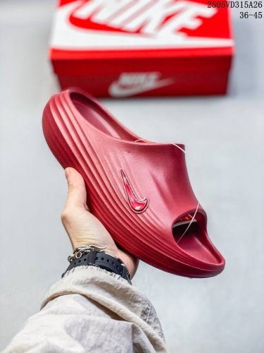 Nike Men's And Women's Slip-On Cushioning Slippers New Summer Grip Official Nike