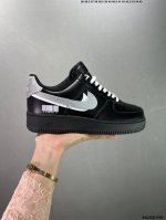 Nike Air Force 1 Low Black Silver Original Last And Original Cardboard To Create