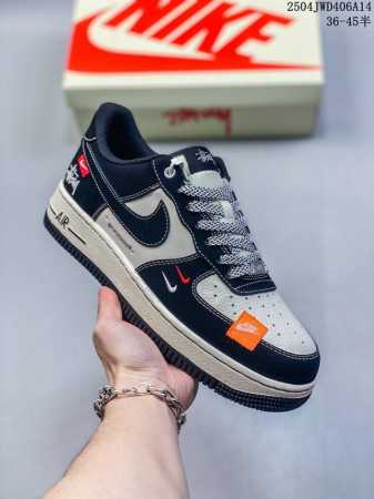Limited Sale Overseas! Company-Level Nike Air Force 7 Low "Stussy Joint--Beige B - Click Image to Close