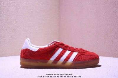 Adidas Originals Gazelle Indoor Retro Three-Leaf Clover Slip-Resistant Transpare