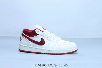 Jordan Air Jordan 1 Low Aj1 Jordan 1 Low-Top Retro Cultural Casual Sports Basket