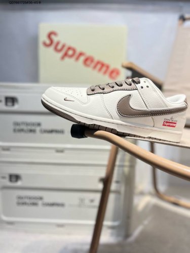 Nike Sb Dunk Low "Supreme Joint" Anniversary High-End Custom Low-Top Casual Shoe