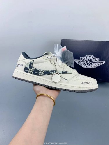 travis Scott X Fragment Design X Jordan Air Jordan 1 Low Og Sp Dior Joint Bla