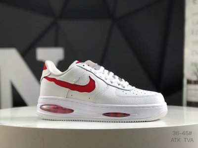 Nike Air Force 1 '07 Low Low-Top Skate Shoe White/Red Original Grade Original La