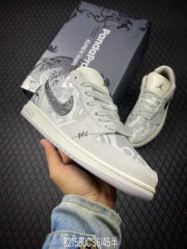 c Corporate-Level Nike Air Jordan 1 Low Aj1 Joe 1 Low-Top Casual Sneakers Syn