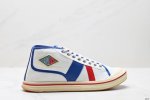 Corporate-Level Bottega Veneta Eliot Round-Toe Lace-Up Mid-Top Canvas Shoes Size