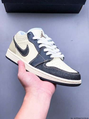 Second Layer Genuine Label! Nike Air Jordan Low 1 Jordan 1 Low-Top Classic Casua