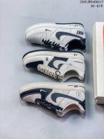 Overseas Limited Sale Company-Level Nike Air Force 1 '07 Low Burberry Joint--Bla