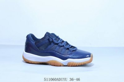 Nike Air Jordan 11 Retro Legend Blue Aj11 Joe 11 Low Top Basketball Shoes 511060